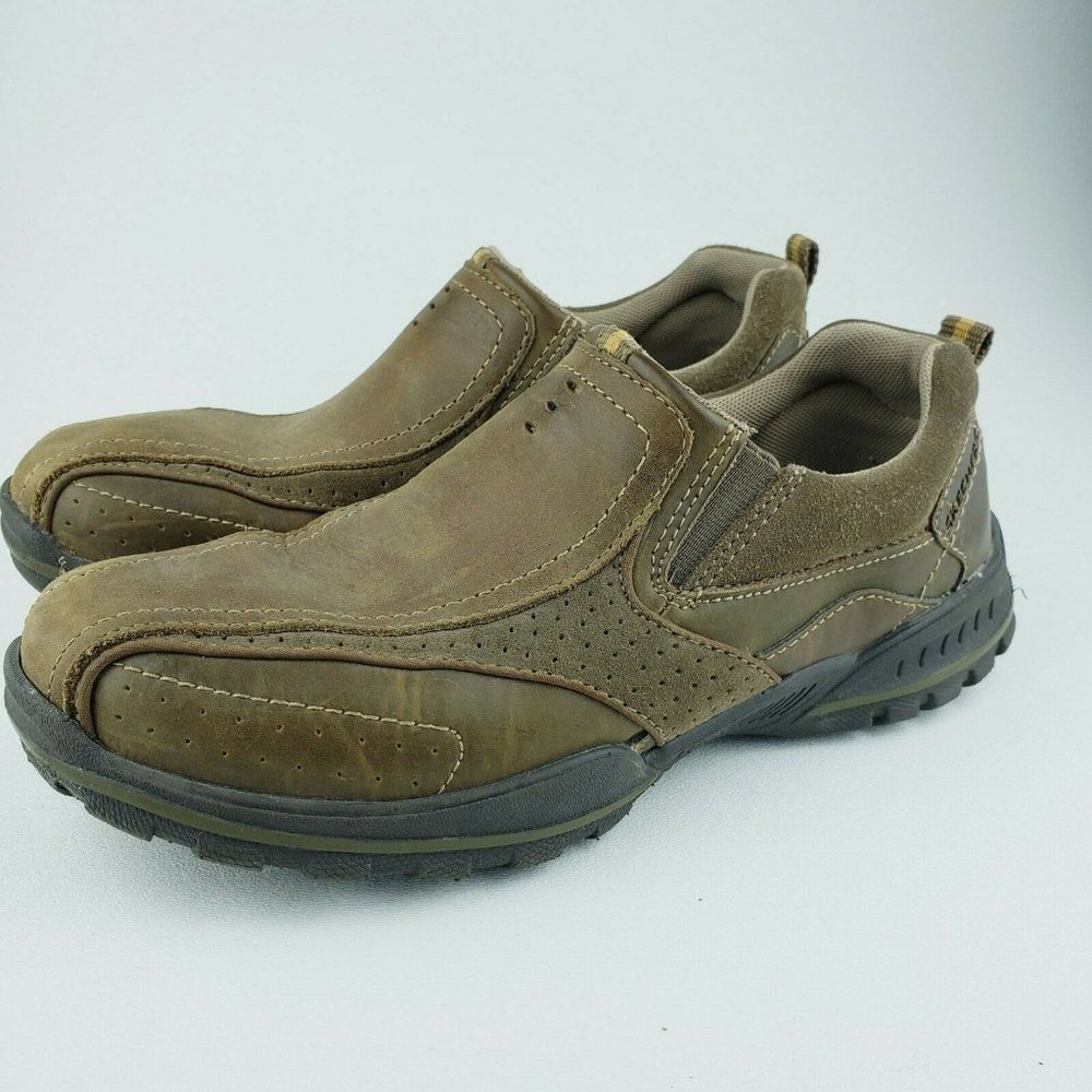 Sketchers Relaxed Fit Memory Foam Slip On Loafers